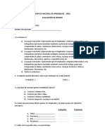 Servicio Nacional de Aprendizaje - Sena Evaluación de Nómina