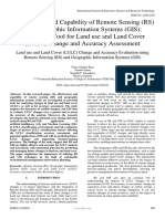 Effectiveness and Capability of Remote Sensing (RS) and Geographic Information Systems (GIS) : A Powerful Tool For Land Use and Land Cover (LULC) Change and Accuracy Assessment