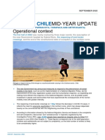 UNHCR - MIDYEAR UPDATE - NORTHERN CHILE Sept