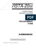 Vista-20SE Program Manual