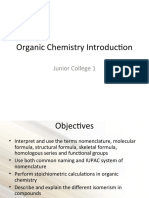 Organic Chemistry Introduction