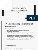 Psychological Measurement