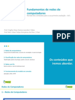 Fundamentos de Redes de Computadores: Revisão Dos Conteúdos para A Sua Primeira Avaliação - AV1