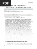 6 Ethical Communities Worksheet Buller