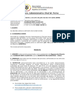 Juzgado Tercero Administrativo Oral de Neiva: Secregeneral@algeciras-Huila - Gov.co