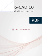 Dds-Cad 10: Installation Manual