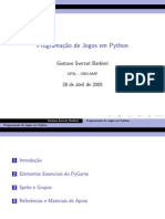 Documentação Python para Jogos