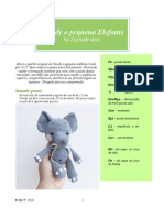 Cloudy o Pequeno Elefante: by Zipzipdreams