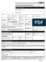 Tribunal de Disciplina Policial Del Mininter: Cédula de Notificación #674-2023-In/Tdp