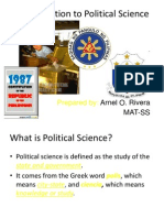 Introduction To Political Science: Prepared by