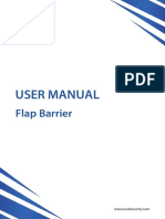 Flap Barrier User Manual