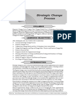 Strategic Change Process: Syllabus