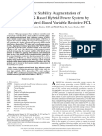 Transient Stability Augmentation of PV/DFIG/SG-Based Hybrid Power System by Nonlinear Control-Based Variable Resistive FCL