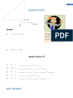 Potenciaciòn - Taemàtica Cuarto
