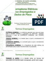 07 - Dados Dos Transformadores