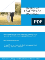 Emerging Realities of Marriage