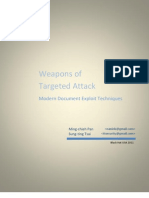 Black Hat USA 2011 - Weapons of Targeted Attack: Modern Document Exploit Techniques (Paper)