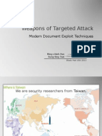 Black Hat USA 2011 - Weapons of Targeted Attack: Modern Document Exploit Techniques (Slides)