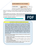 Evaluacion Diagnóstica 5to Ccss - Cruzado