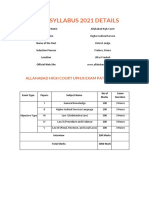 Uphjs Syllabus 2021