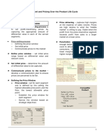 Pricing Strategy: Midterm Examination