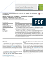 Engineered Sodium Hyaluronate Respirable Dry Powders For Pulmonary Drug Delivery