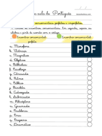 Uma Aula de Português: Encontros Consonantais Perfeitos e Imperfeitos