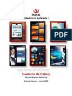 MA642 Estadística Aplicada I: Cuaderno de Trabajo