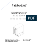 Installation Manual and Operating Instructions: Md41-24P Relay Unit