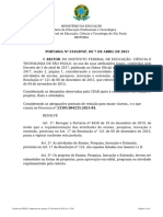 ABR - PORT - 2345 - Revoga PORT 4658-19 - e Regulamenta As Atividades Docentes de Ensino, Pesquisa e Inovacao e Extensao - GAB