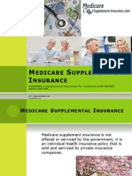 Medicare Supplement Insurance, Aug 2011