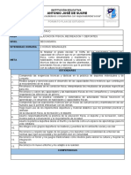 Plan de Estudios GRADO 8° 2022