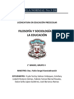 Escuela Normal No.3 de Toluca: Filosofía Y Sociología de La Educación