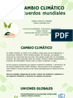 Cambio Climático Acuerdos Mundiales: Hubeny Gonzalez Carmona Lorena Londoño Soto