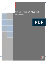 Anesthesia Notes: Vijay Nagdev