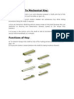 Mechanical Keys Theory