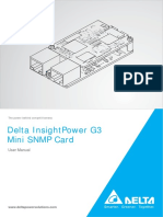 Delta Insightpower G3 Mini SNMP Card: User Manual