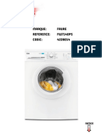 Lave Linge 2017 Faure FAURE FWF7140PS