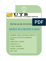 Derecho Propietario 2023