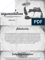 Textos Argumentativos