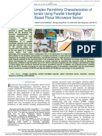 High-Accuracy Complex Permittivity Characterization of Solid Materials Using Parallel Interdigital Capacitor-Based Planar Microwave Sensor