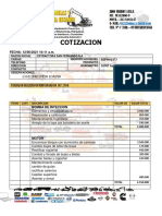 COTIZACION CAT 236D Motor