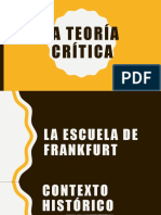 La Teoría Crítica