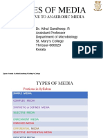 Types of Media: Selective To Anaerobic Media