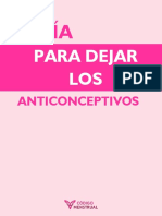 Guía para Dejar Los Anticonceptivos