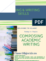 Composing Academic Writing