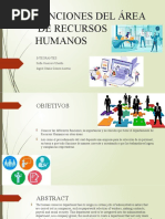 Funciones Del Área de Recursos Humanos: Integrantes: Sofía Guerrero Ubaldo Ingrid Odalis Gómez Austria