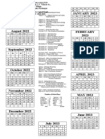 School Calendar 2022-2023