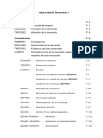 Resultando: Mesa Penal Nacional 1 Indice