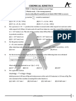 Chemical Kinetics: (Physical Chemistry)